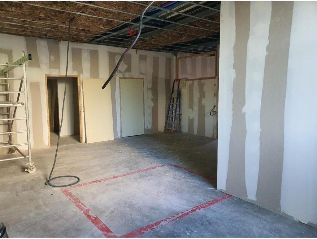 Cloisons en plaques placo